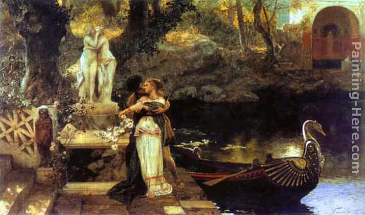 Henryk Hector Siemiradzki Following the Example of the Gods